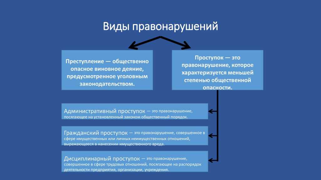 Каковы по вашему мнению причины правонарушений кратко