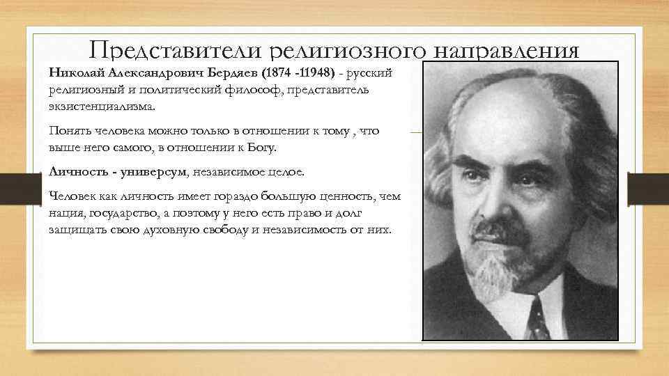 Философия свободы н. а. бердяева