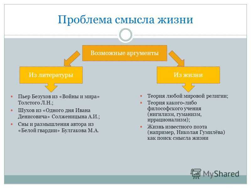Поиски смысла жизни в философии