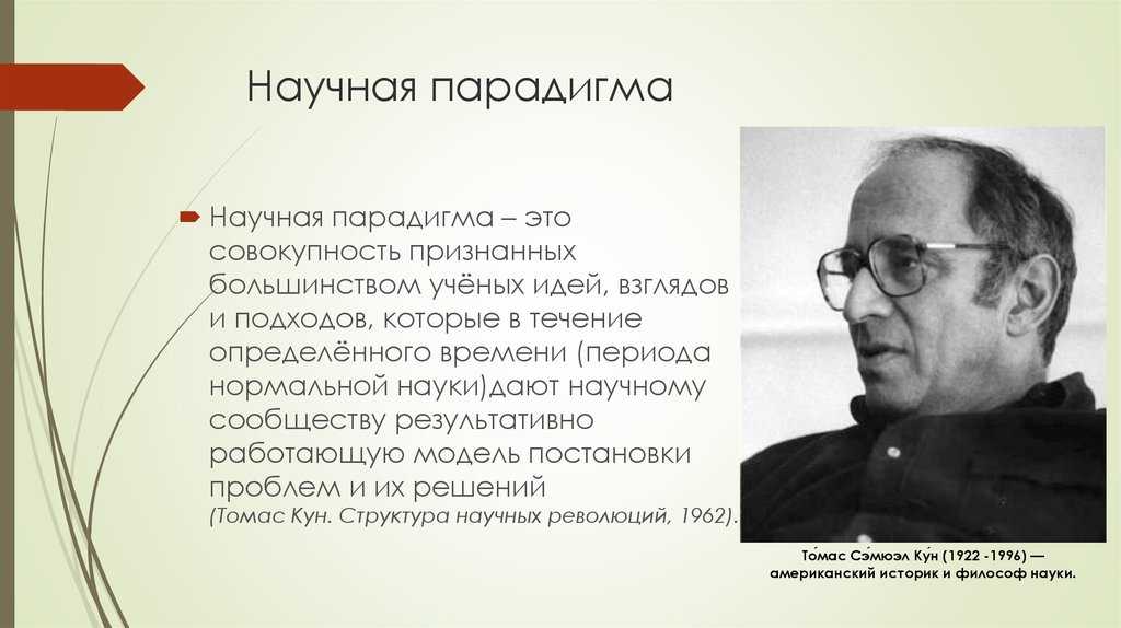 Современная научная парадигма кратко