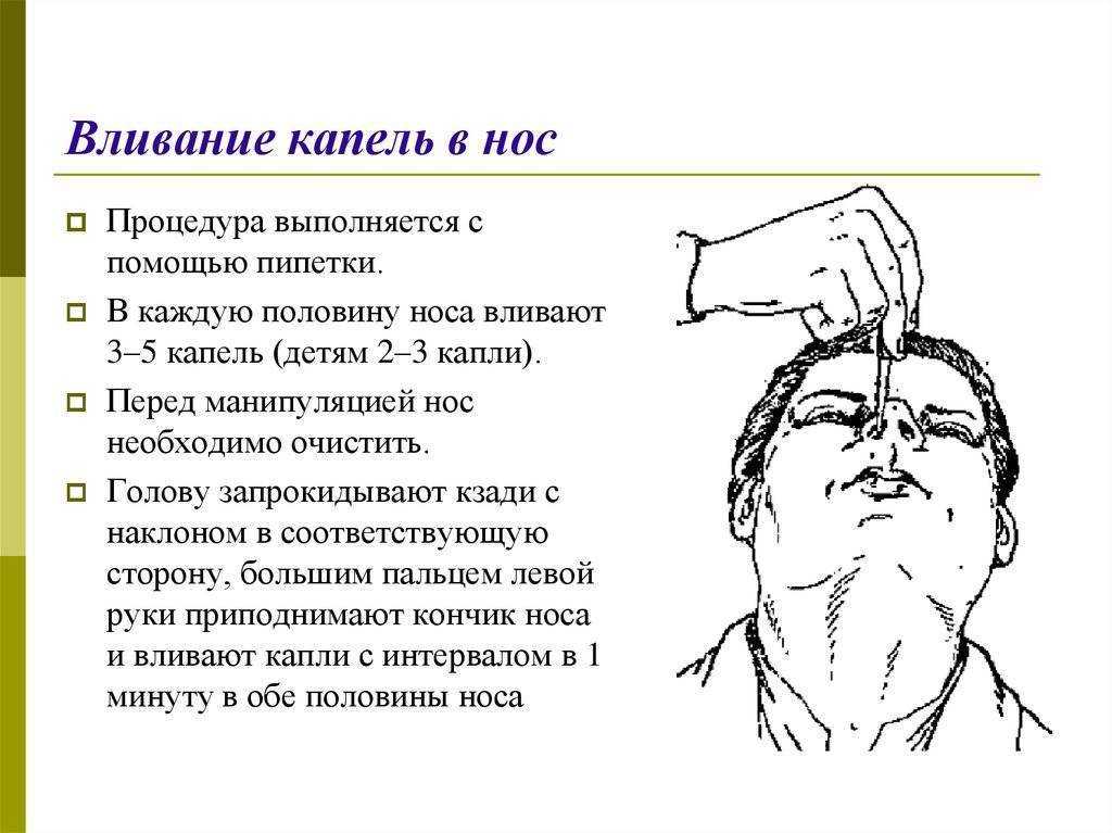 Техника закапывания капель в глаза, нос и ухо ребенку раннего возраста
