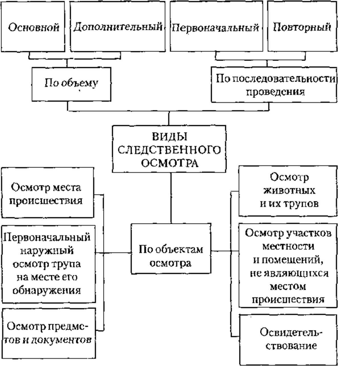 Тактика осмотра места происшествия
