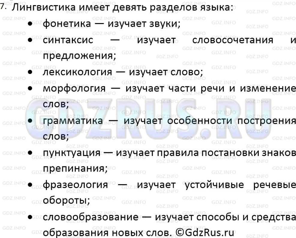 Разделы языкознания на сайте игоря гаршина. место лингвистических дисциплин