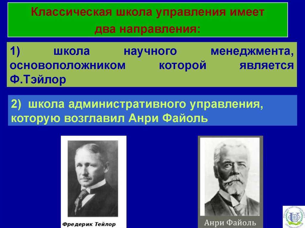 Какие положения принципы классической административной школы используются в современном менеджменте