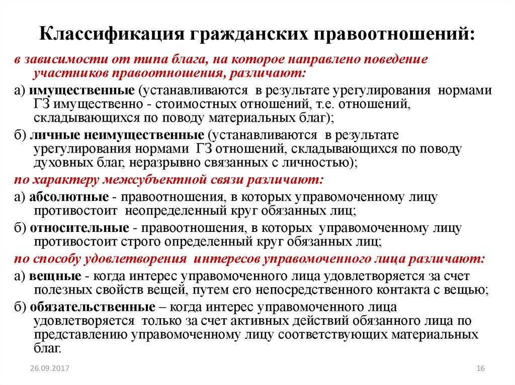 Понятие, виды и структура гражданского правоотношения - вопросы на госэкзамен по гражданскому праву | юрком 74