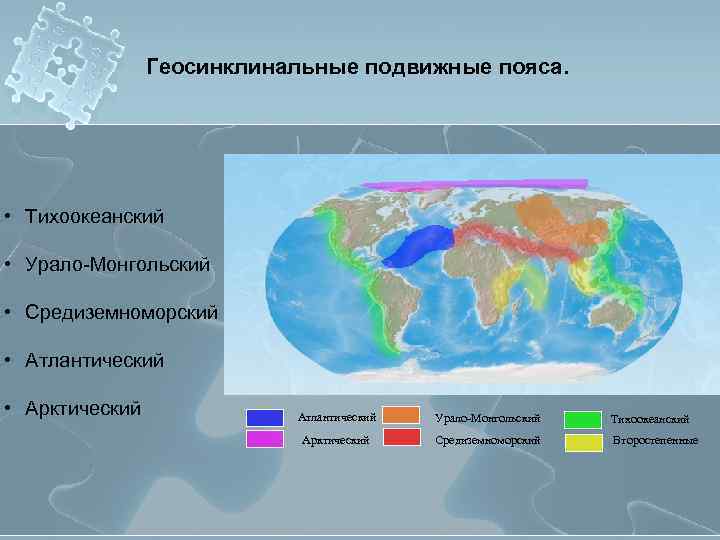 Где расположен тихоокеанский пояс складчатости?