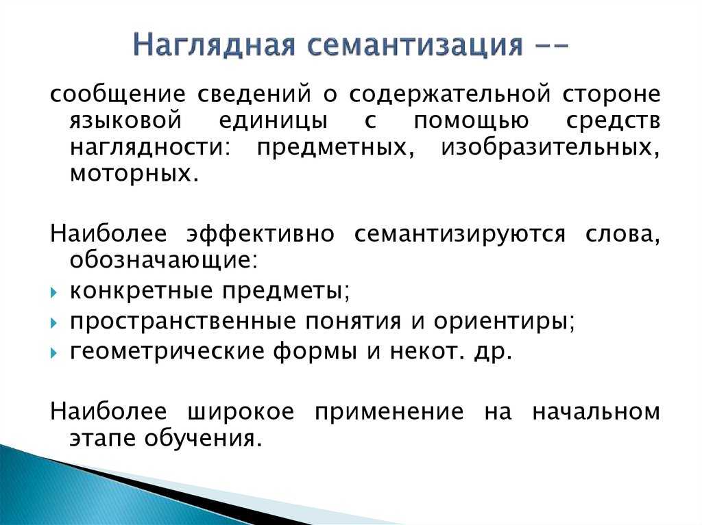 Семантизация при обучении лексической стороне речи на уроках иностранного языка  | электронный педагогический журнал магариф.рф