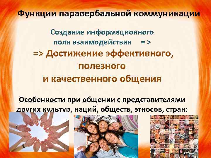Паравербальная коммуникация и ее элементы. паравербальная коммуникация — все виды неязыковой (или, точнее, околоязыковой, несловесной) передачи информации. — презентация