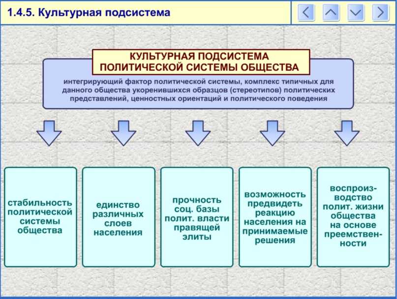 Политическая система. подсистемы политической системы