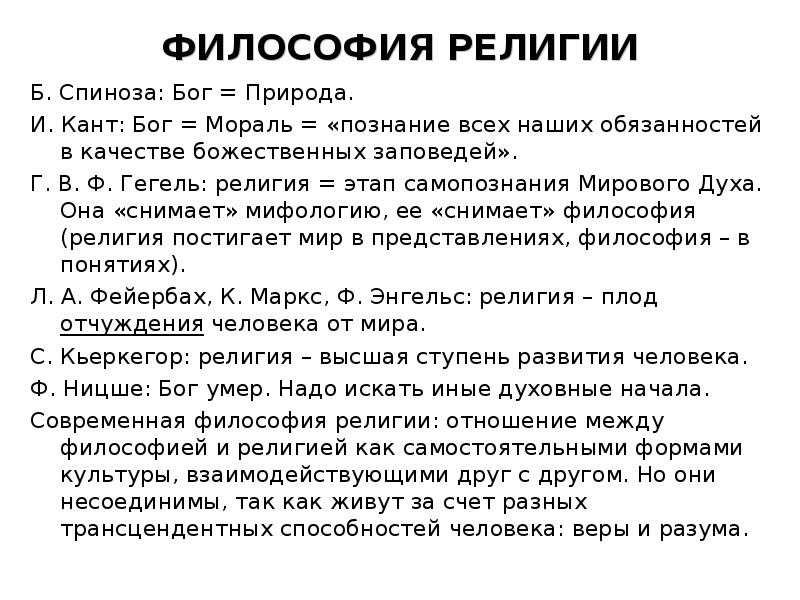 Философия религии