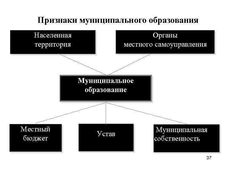 Понятие и виды муниципальных образований