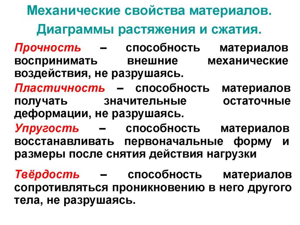 Механические свойства
