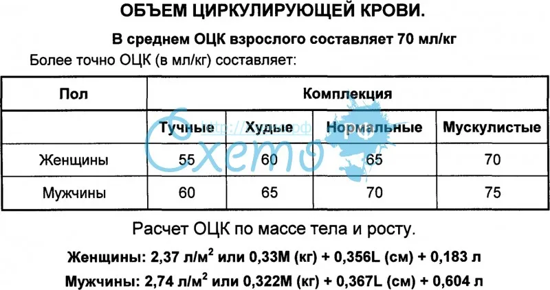 Объем циркулирующей крови