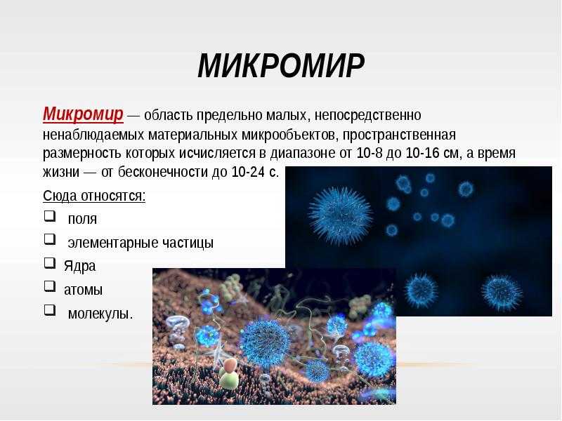Пространство и время в микро макро и мегамире кратко