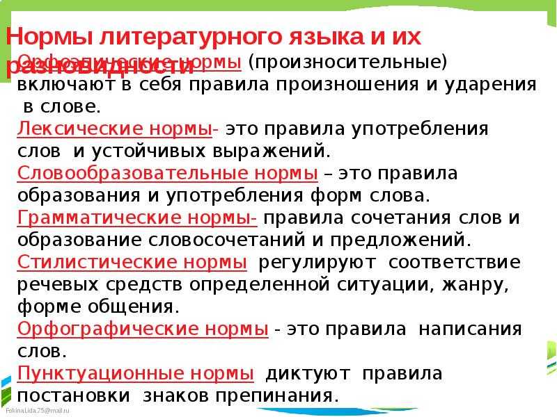 Реферат: грамматические нормы современного русского языка