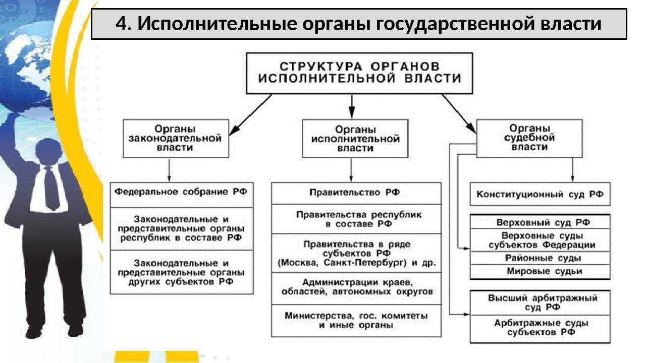 Система  органов исполнительной власти в российской федерации — novaum.ru