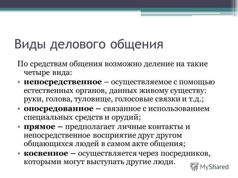 Деловые коммуникации
