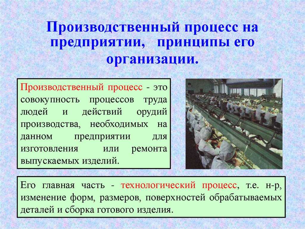 Производственный процесс