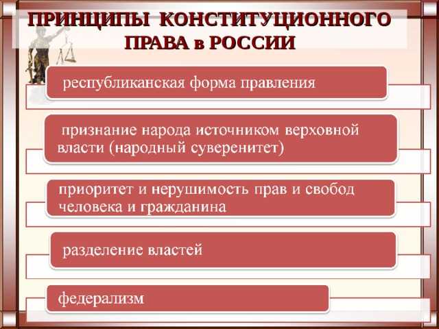 Нормы и принципы конституции