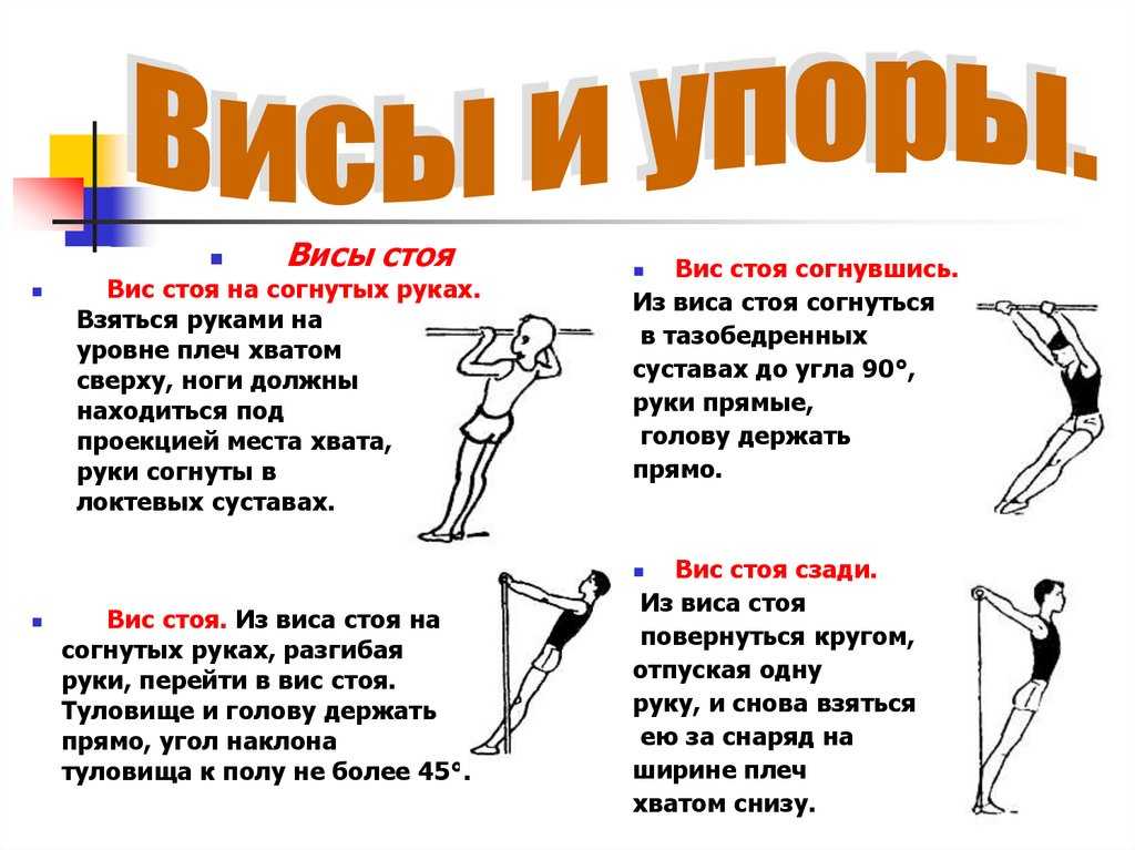 Презентация на тему: "висы и упоры в гимнастике выполнил васильев василий 11 а.". скачать бесплатно и без регистрации.