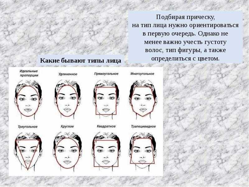 Типы причесок по способу построения