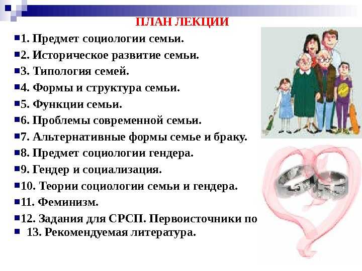 Структура и функция семьи как социального института