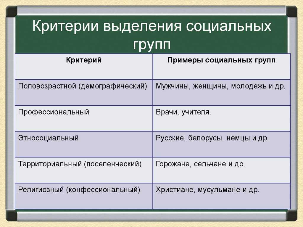Социальные группы определение, виды с примерами, признаки и функции