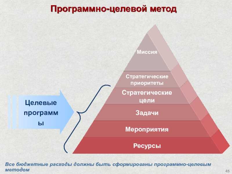 Программно-целевой метод управления - определение термина
