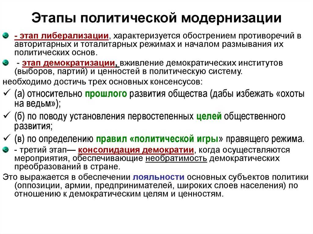 Политическая модернизация