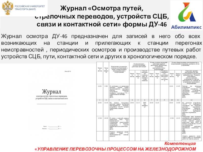 Учебныйцентруправлениядвижением: журнал поездных телефонограмм (форма ду-47). пример заполнения.