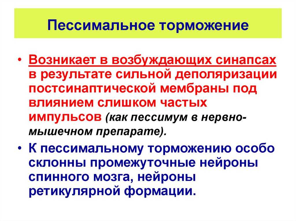 6. виды торможения, взаимодействие процессов возбуждения и торможения в цнс. опыт и. м. сеченова