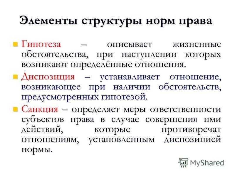 Нормы права