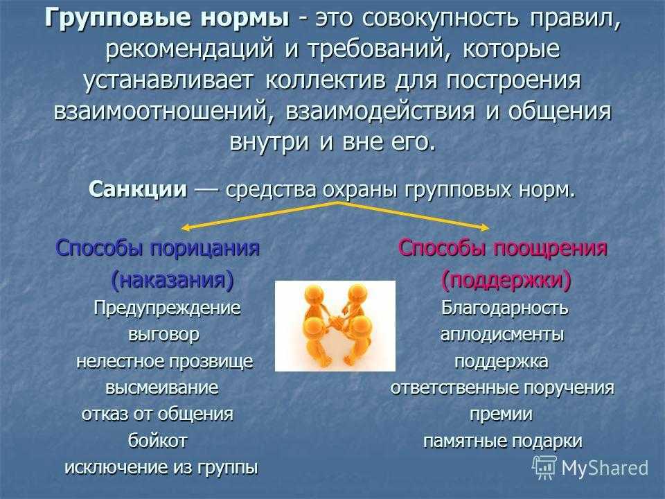 Что такое групповые нормы: определение, требование, классификация и особенности :: businessman.ru