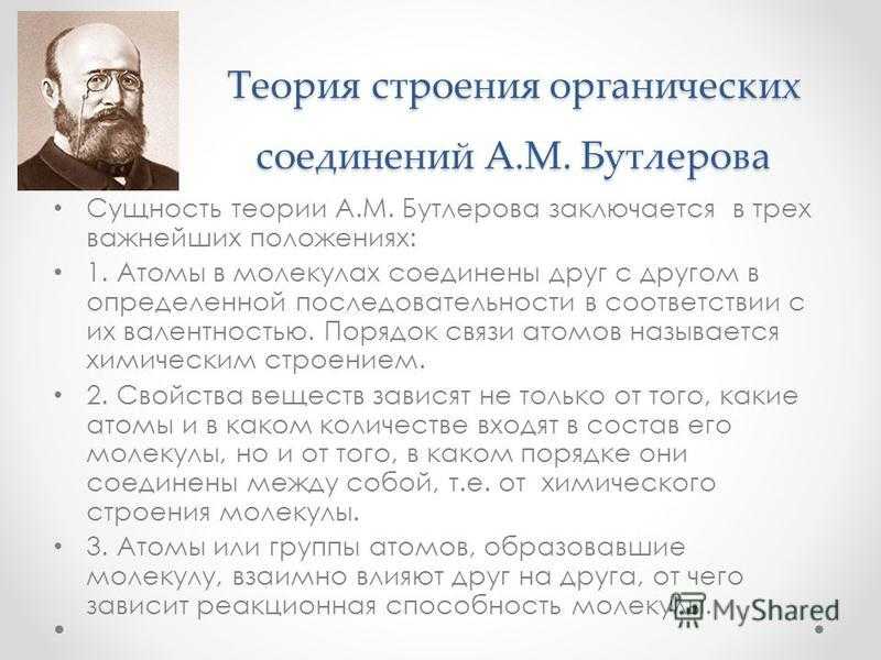 3.1. теория строения органических соединений: гомология и изомерия (структурная и пространственная). взаимное влияние атомов в молекулах.