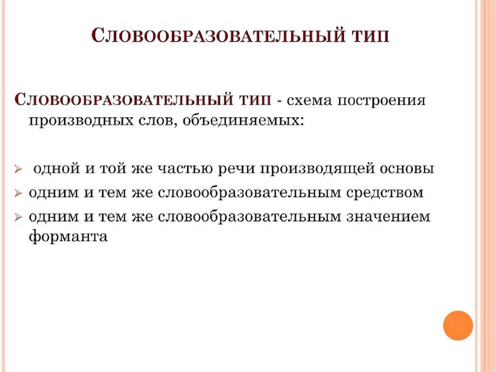 Все способы словообразования (таблица с примерами)