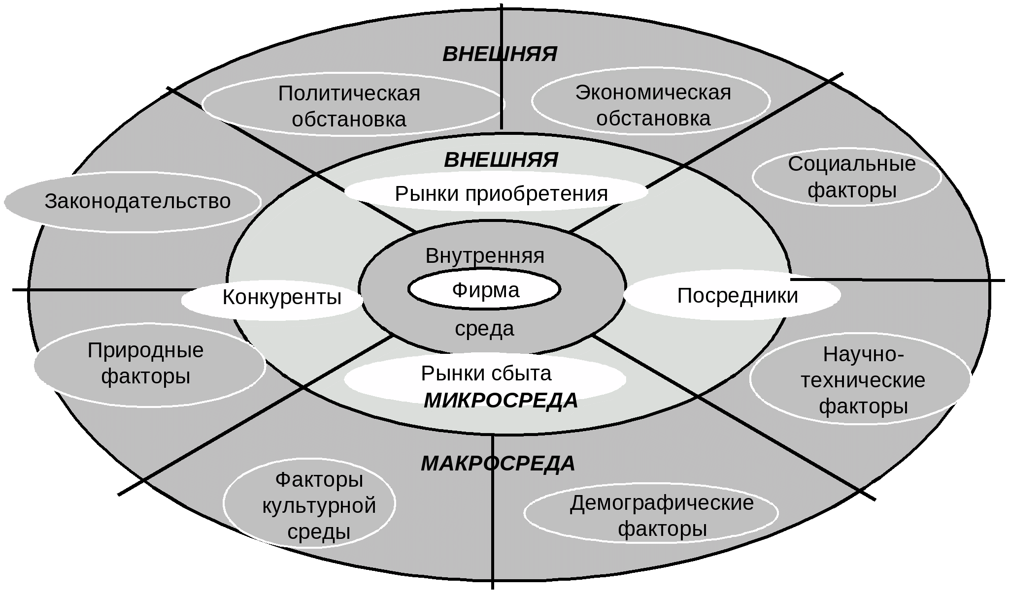 Анализ внутренней среды организации